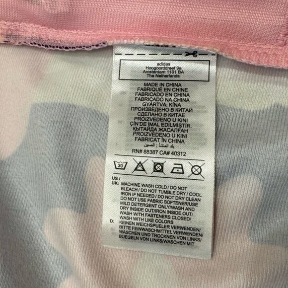 Adidas Youth Girls Allover Flower Print Zip Up Track Jacket Size 5 - Picture 5 of 5